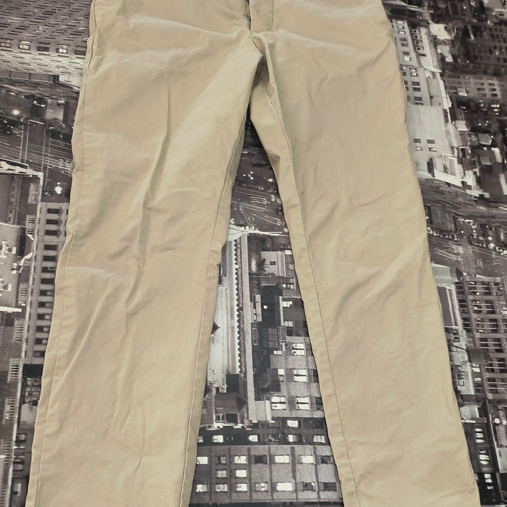 Denim&Co Classic Khaki Chinos A-1